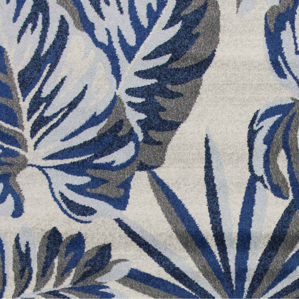 Palm Reef Blue Rug - 10 x 13