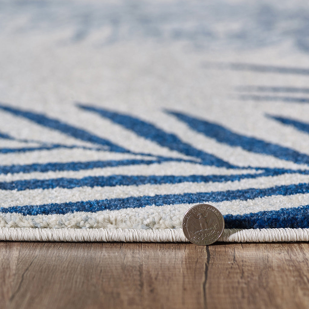 Indigo Palms Rug - 8 x 11