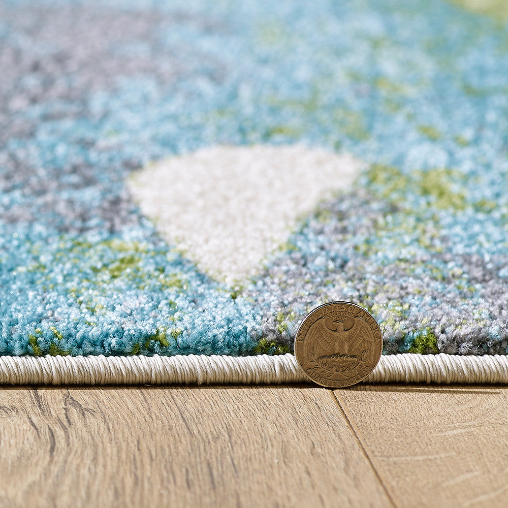 Kauai Flowers Rug - 3 x 5