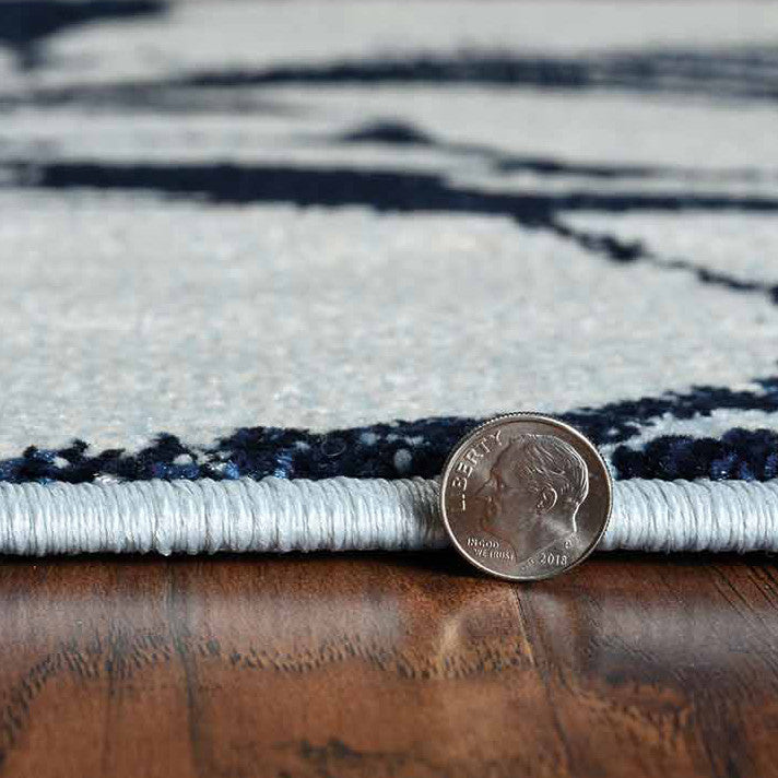 Riptide Blue Rug - 3 x 5