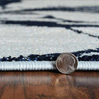 Riptide Blue Rug - 5 x 8