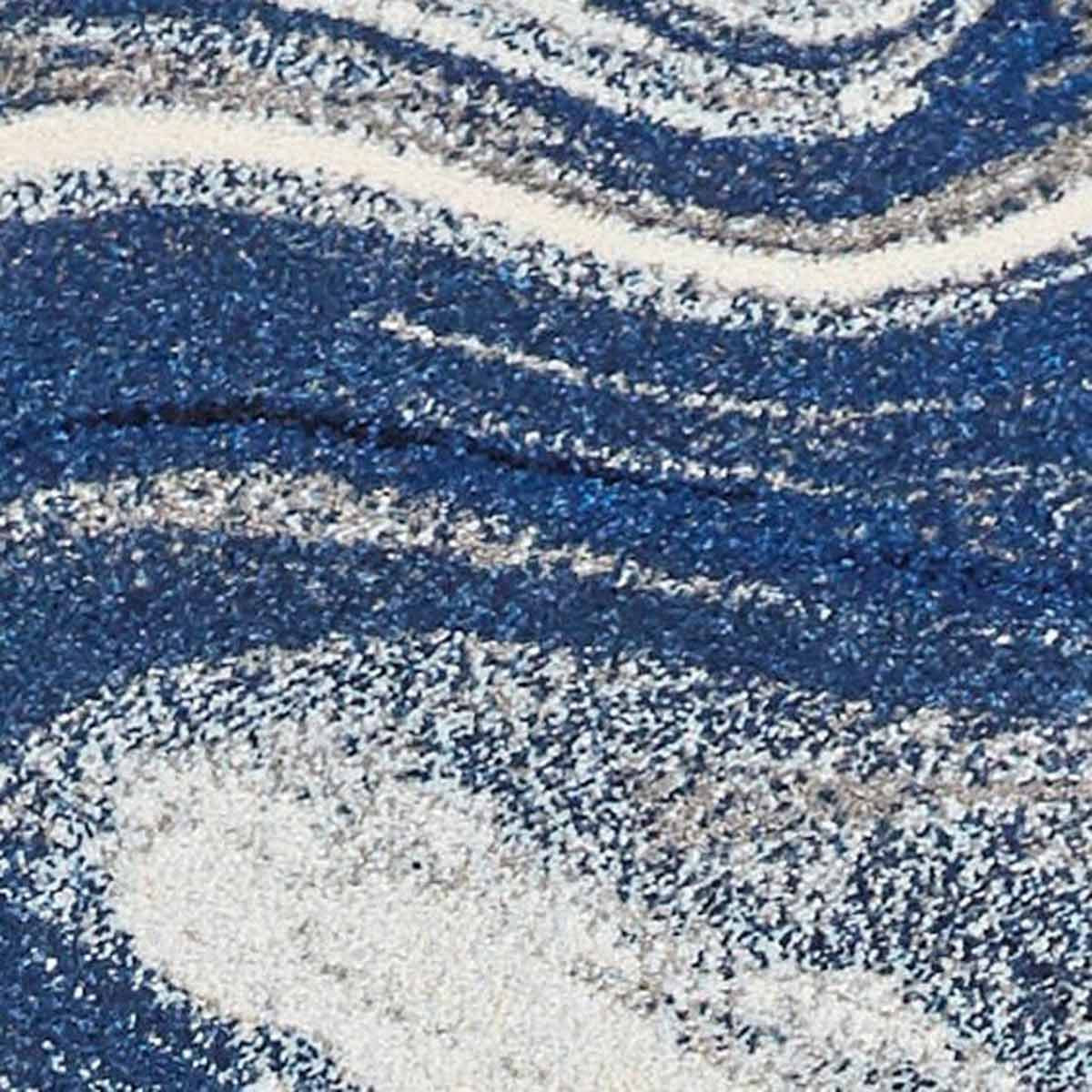 Blue Ripples Rug - 3 x 5