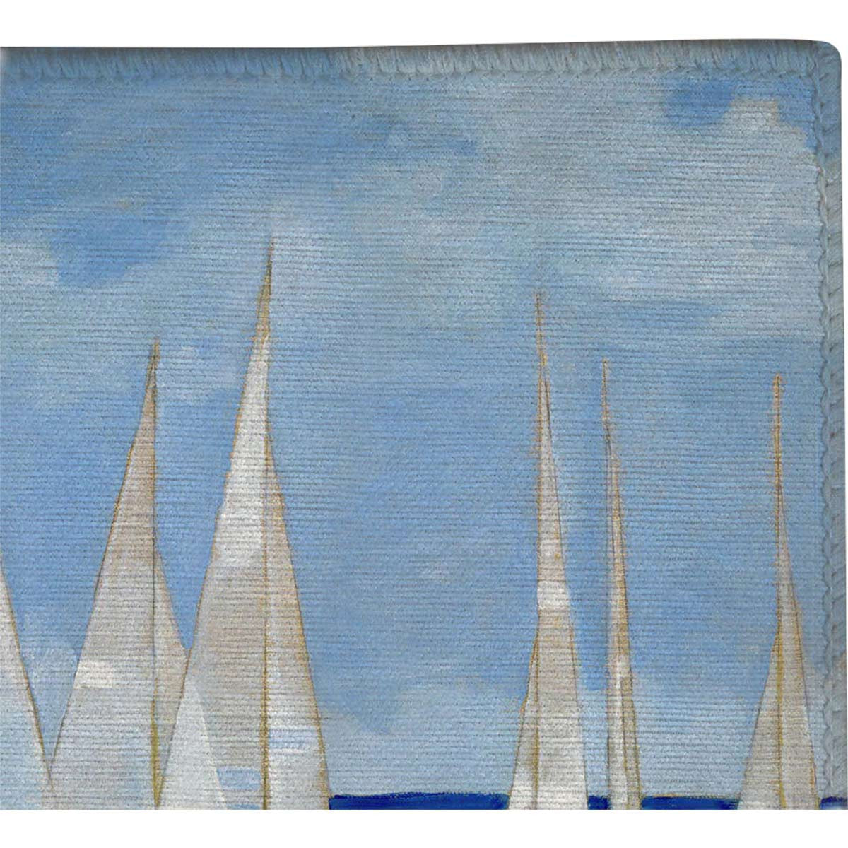 White Sailboats Outdoor Doormat