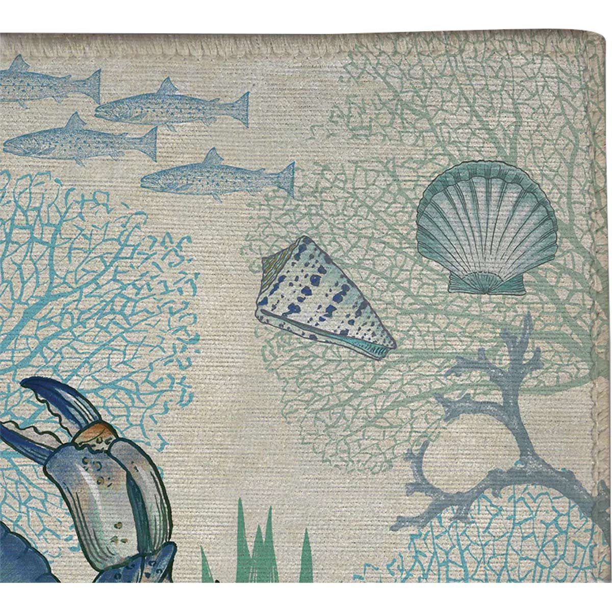 Blue Seas Outdoor Doormat