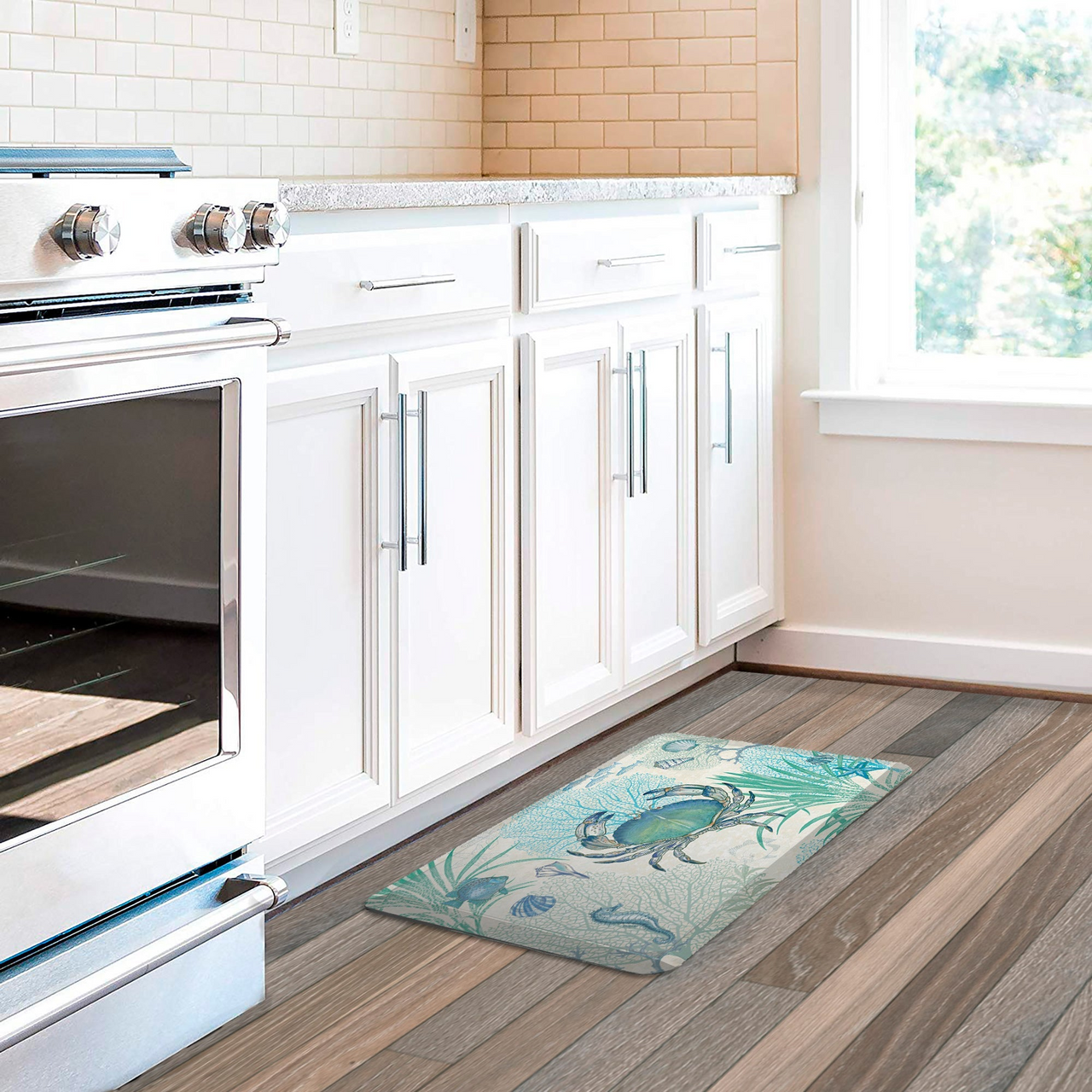 Crab Swim Anti-Fatigue Kitchen Mat