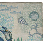 Blue Seas Outdoor Rug - 4 x 6
