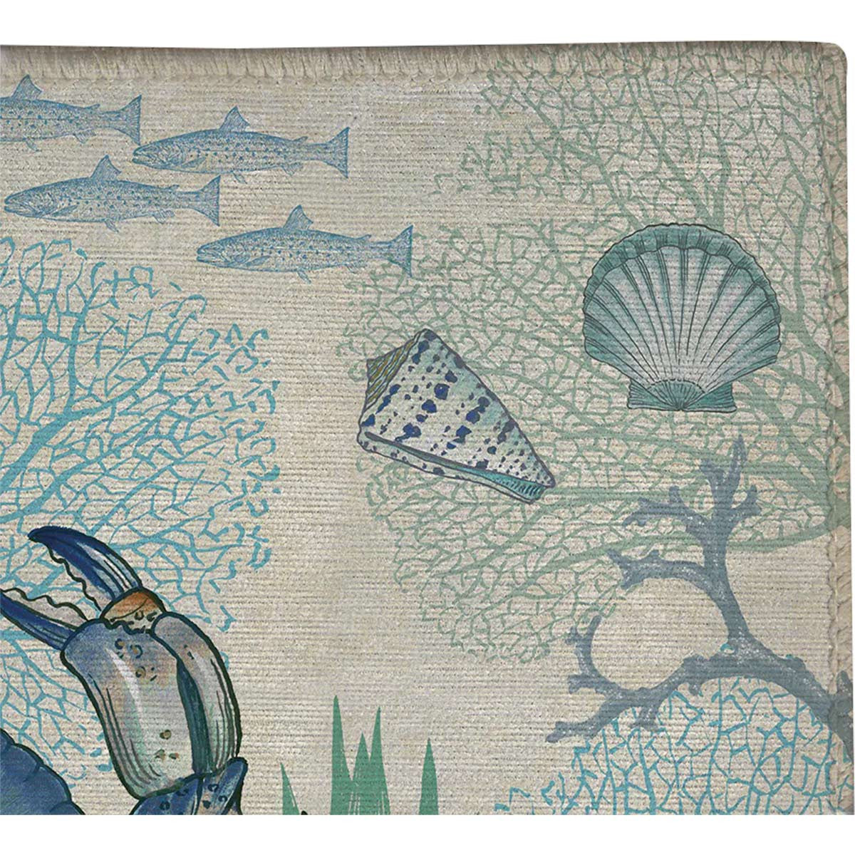 Blue Seas Outdoor Rug - 4 x 6