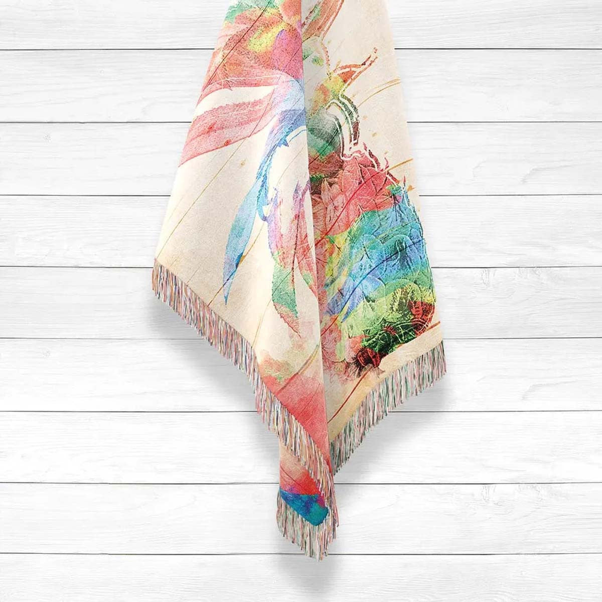 Pineapple Rainbow Throw - Large