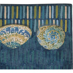 Stylized Shells Outdoor Rug - 3 x 5