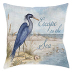 Blue Heron Pillow