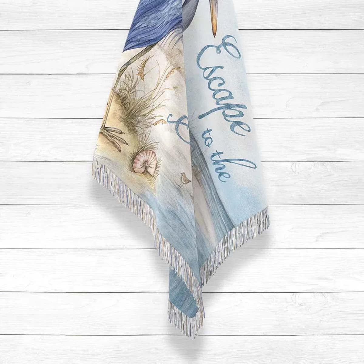 Blue Heron Throw - Small