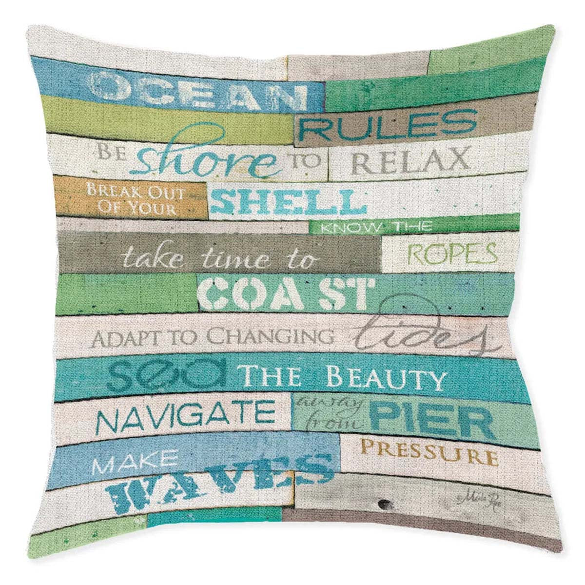 Rules of the Sea Pillow