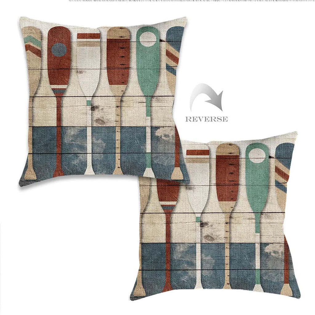 Nautical Paddles Pillow