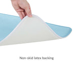 Blue Flamingo Bath Rug