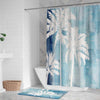 Blue Palms Shower Curtain