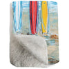 Colorful Surfboards Throw