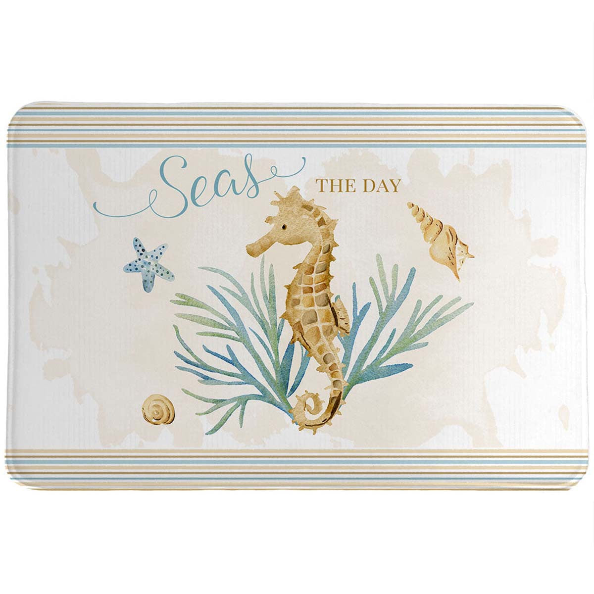 Seas the Day Seahorse Bath Rug