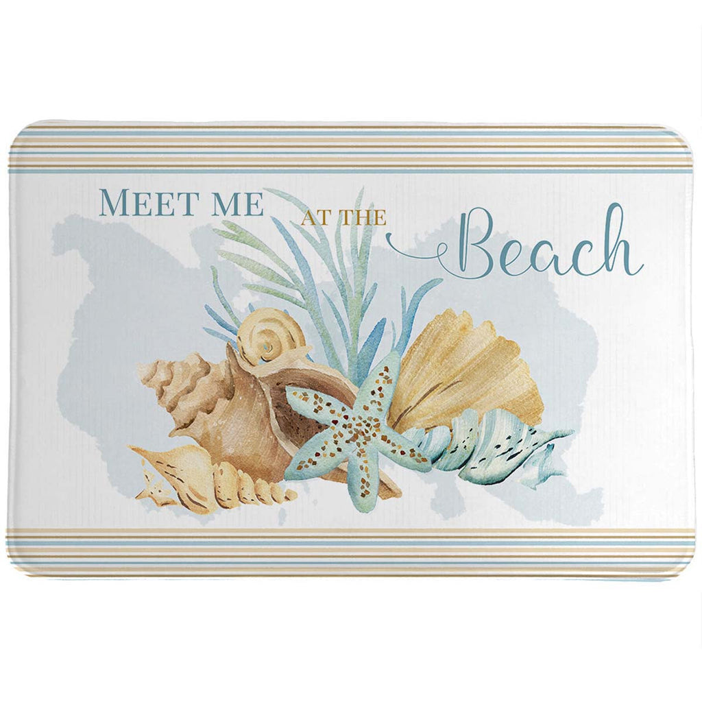 Beachside Gathering Bath Rug