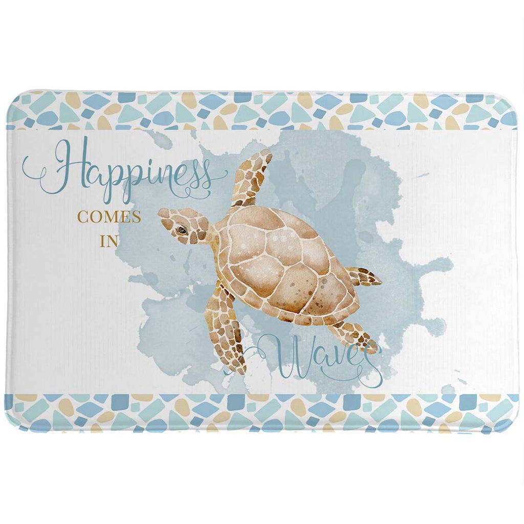 Turtle Happiness Bath Rug