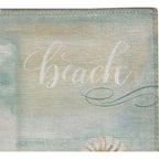 Seashell Egret Outdoor Doormat