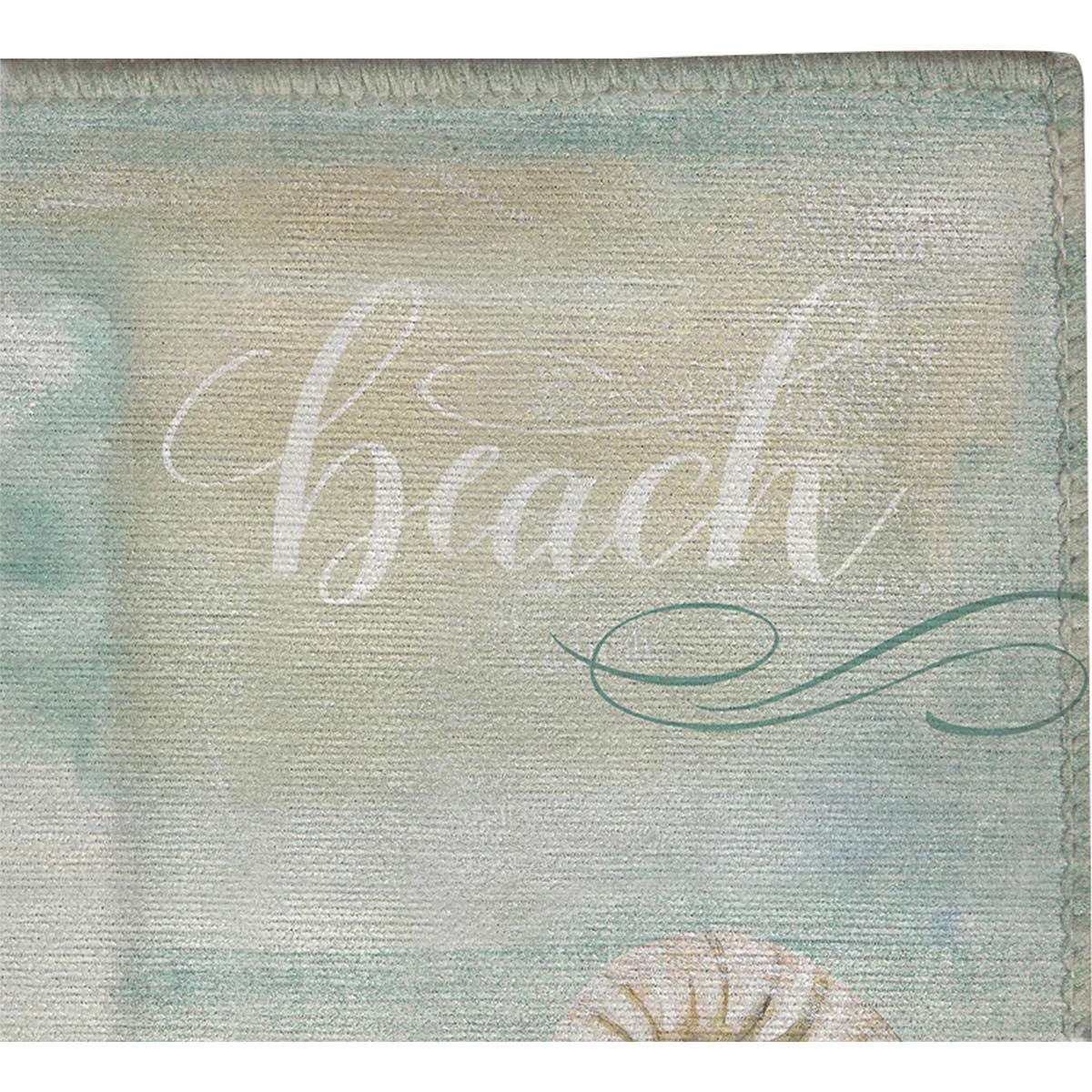 Seashell Egret Outdoor Doormat