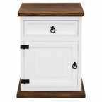 Classic White Nightstand - Left
