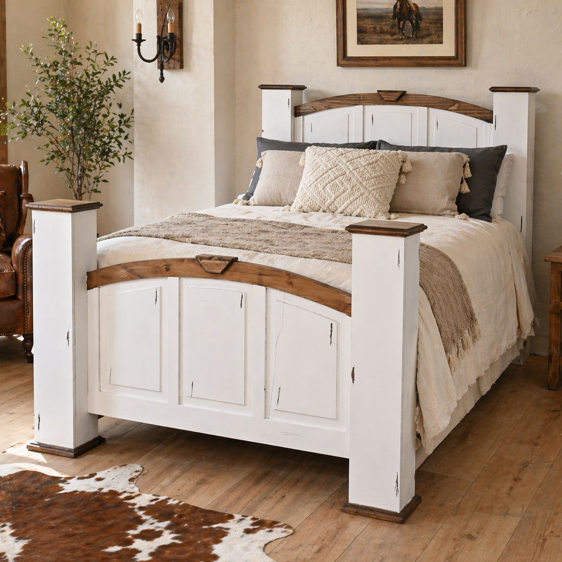 Royal Desert White Bed - King