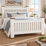Classic White Bed - Queen