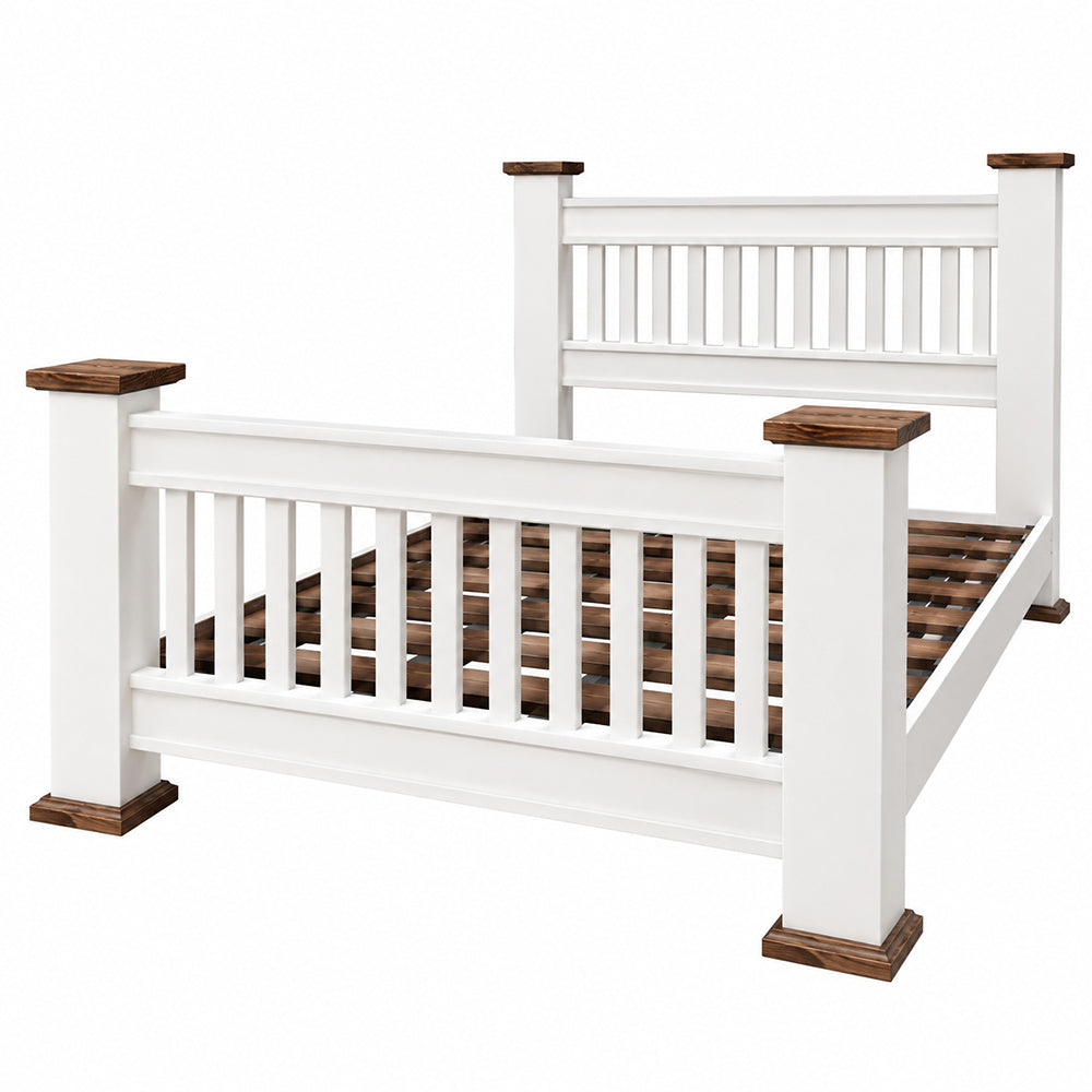 Classic White Bed - King