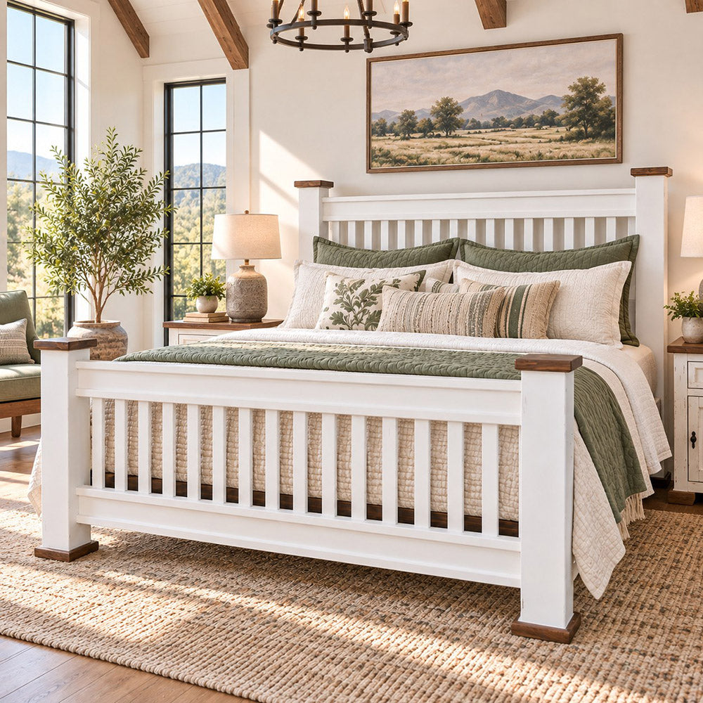 Classic White Bed - King