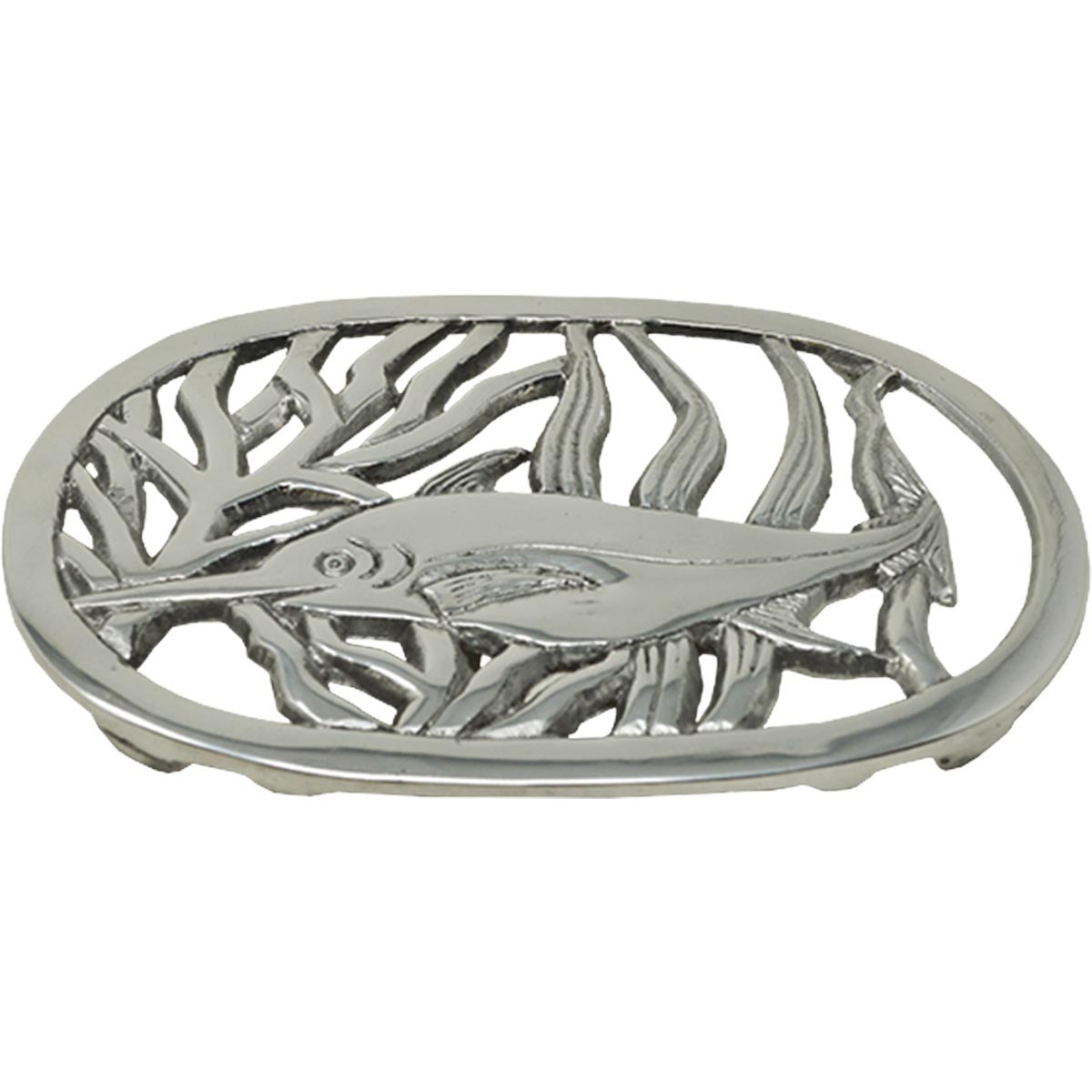 Pewter Marlin Trivet