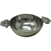 Pewter Candy Bowl with Decorative Fish Handles