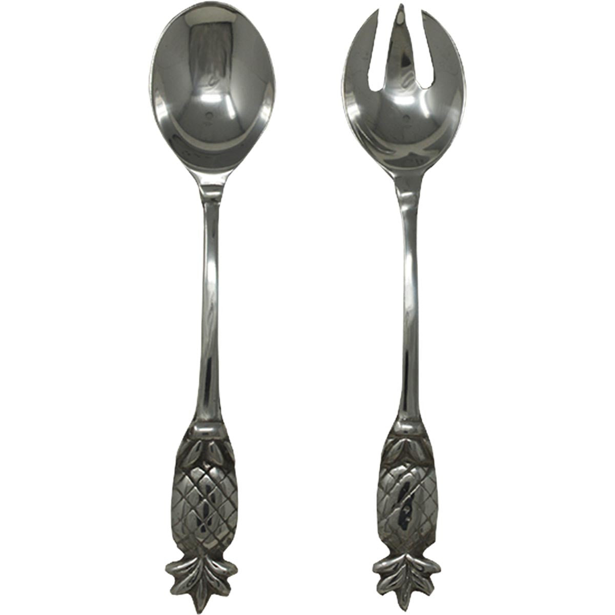 Pewter Pineapple Serving Spoon Set