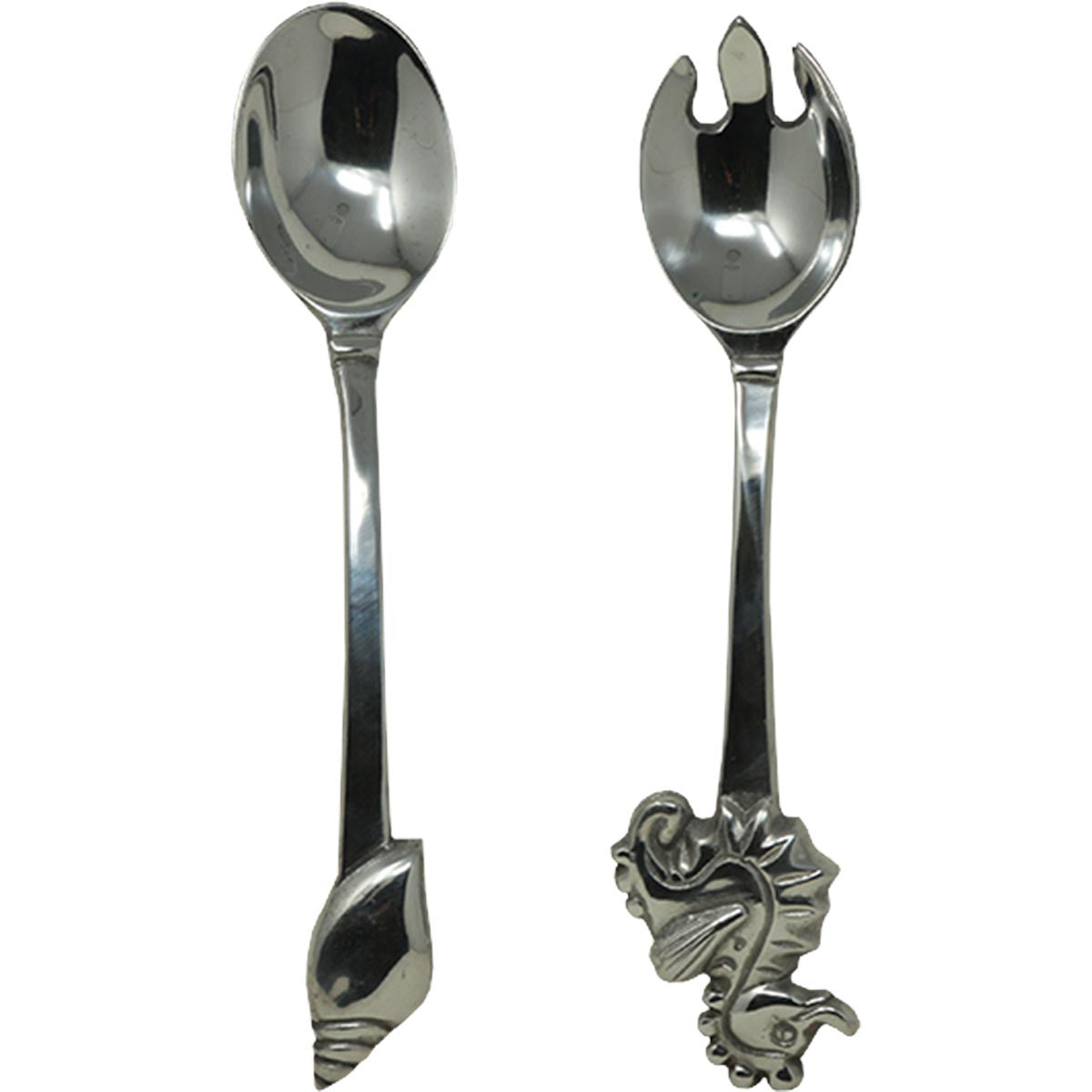 Pewter Seahorse Spoon Set