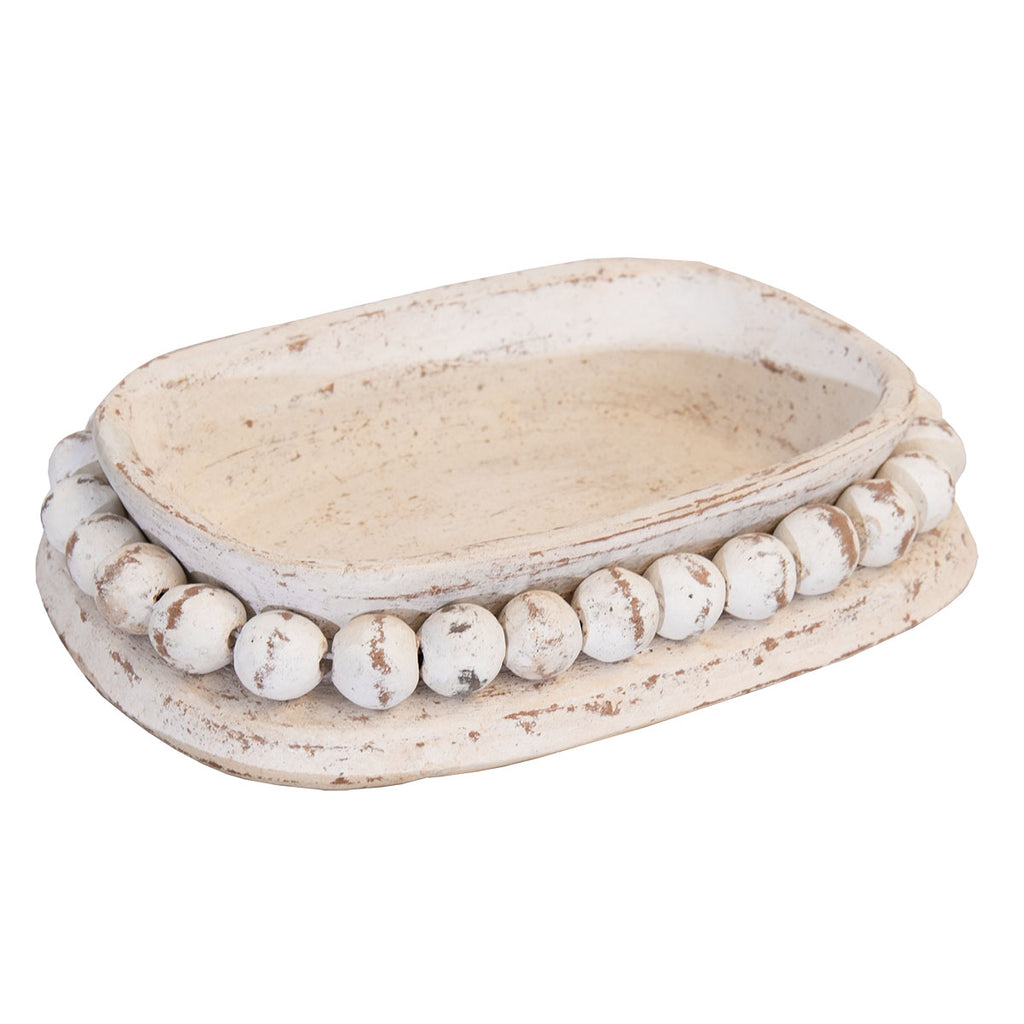 Driftwood Beaded Dish