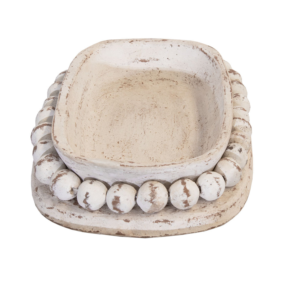 Driftwood Beaded Dish