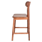 Natural Parota Wood Barstool