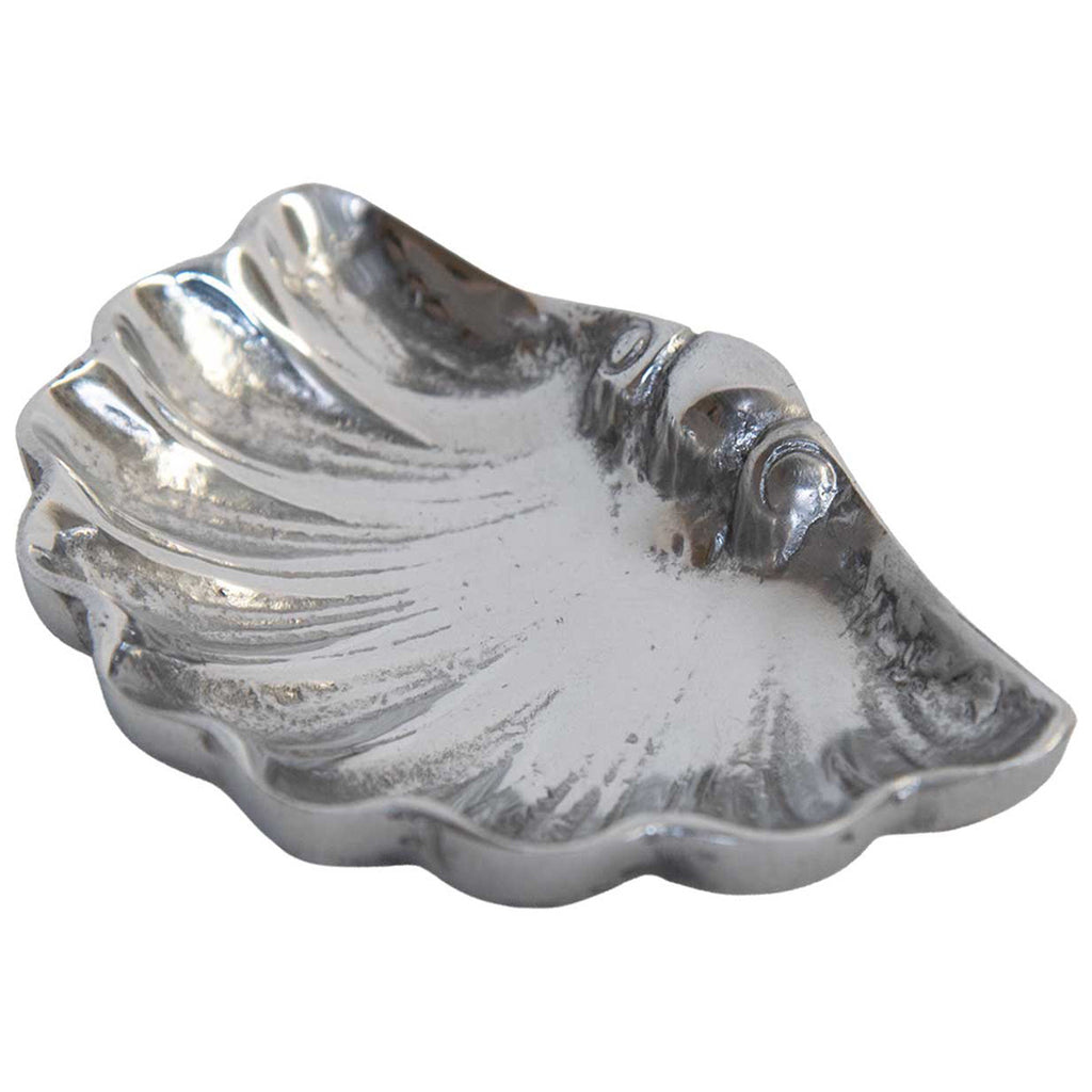 Baroque Pewter Shell Tray I