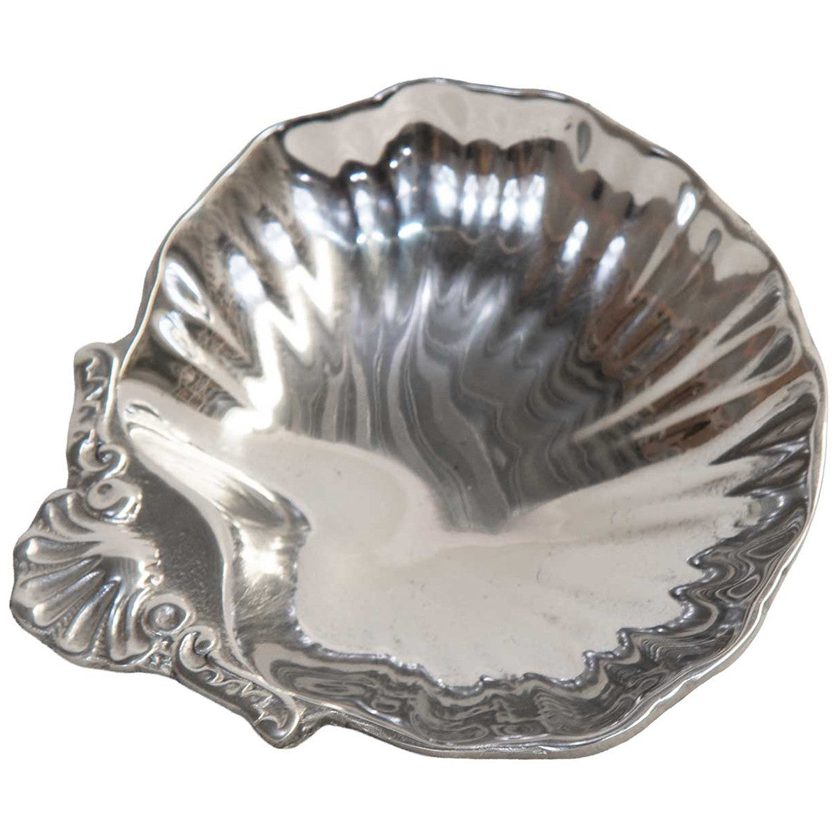 Baroque Pewter Shell Tray II