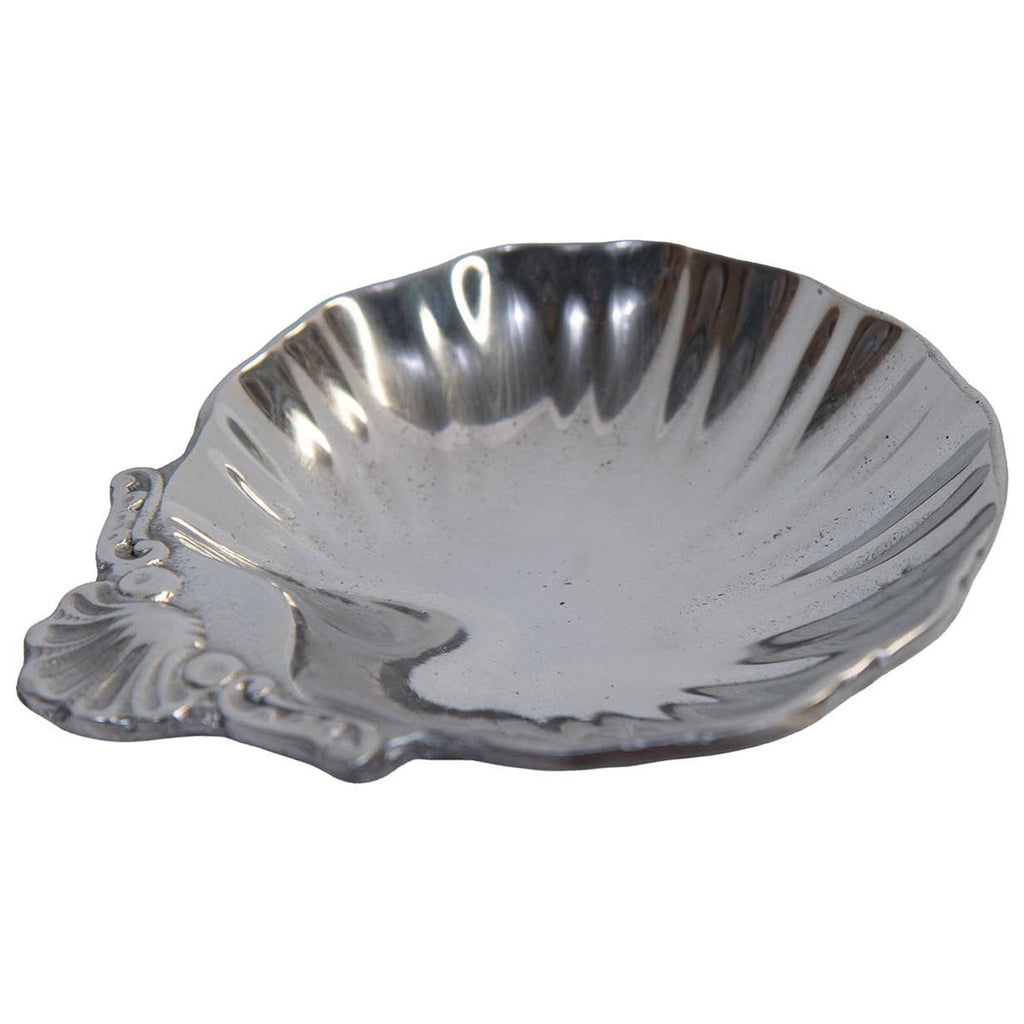 Baroque Pewter Shell Tray II