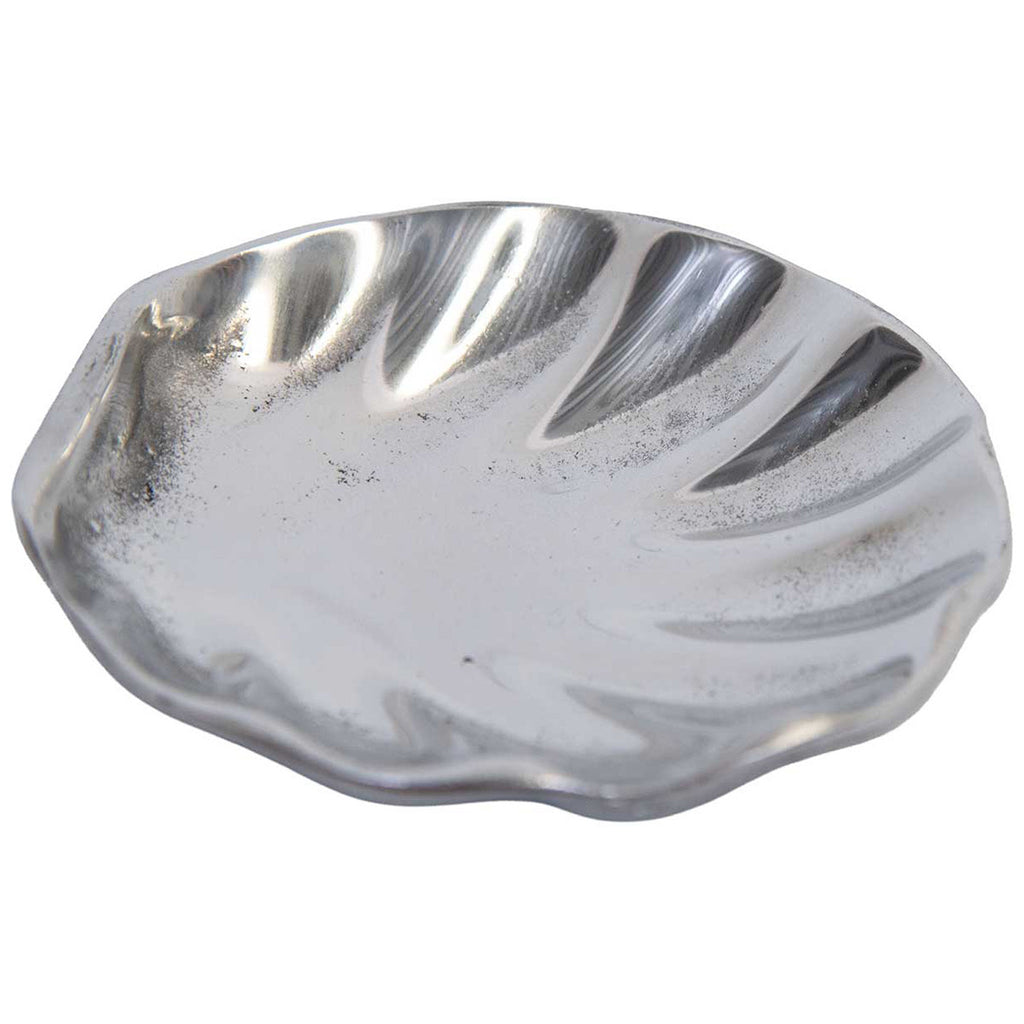 Baroque Pewter Shell Tray III