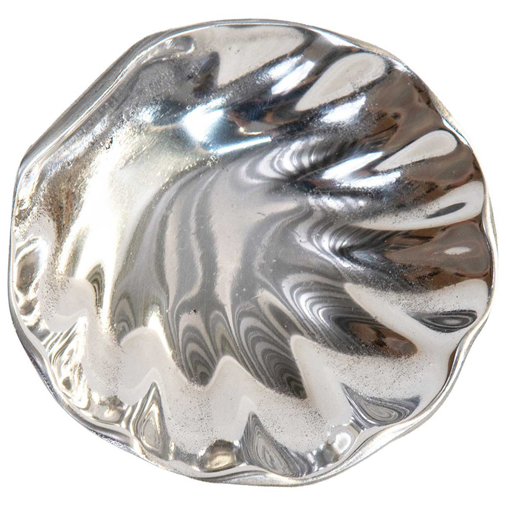 Baroque Pewter Shell Tray III