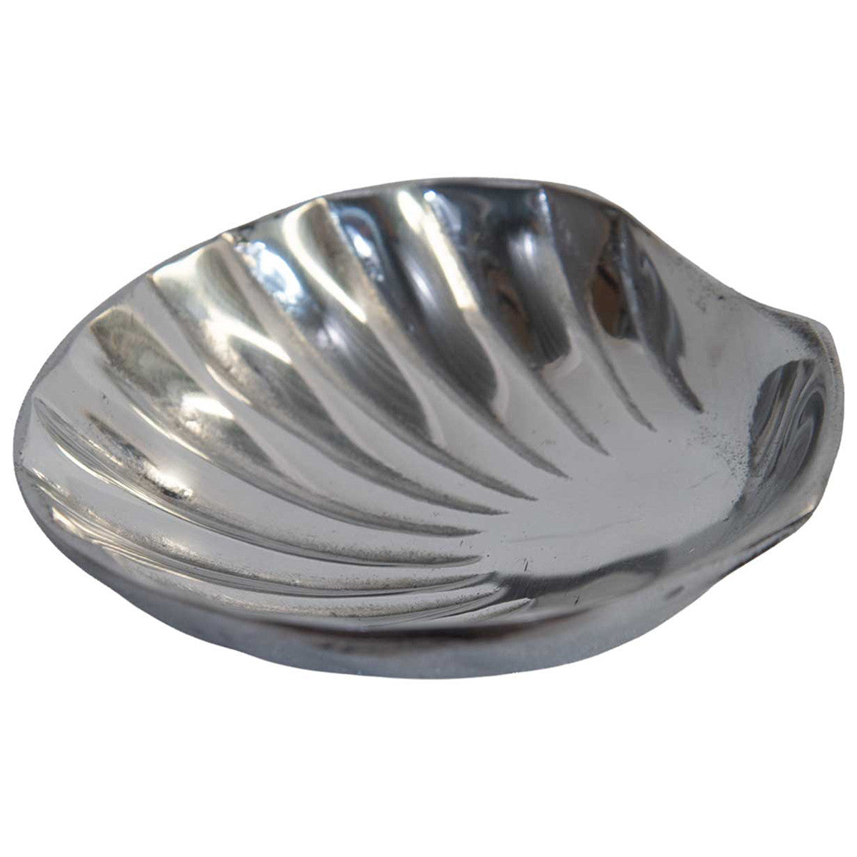 Baroque Pewter Shell Tray IV