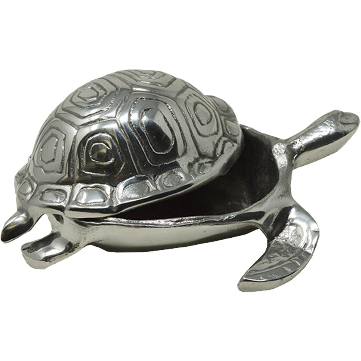 Pewter Turtle Jewelry Box