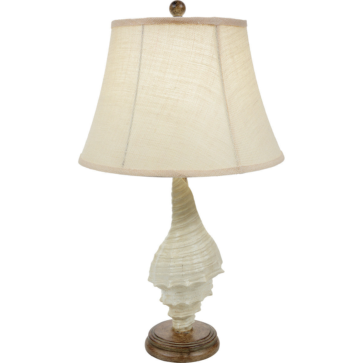 White Conch Shell Table Lamp