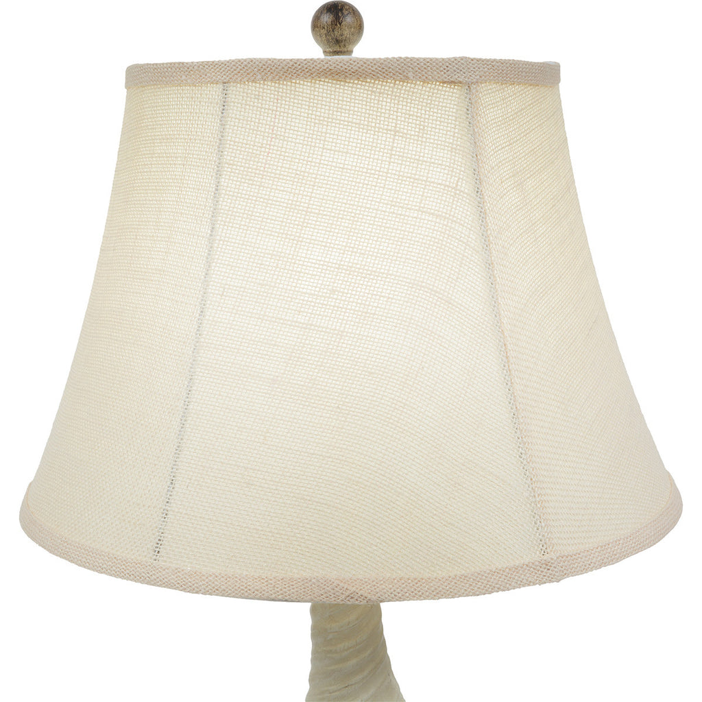 White Conch Shell Table Lamp