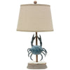 Blue Crab Table Lamp - OUT OF STOCK