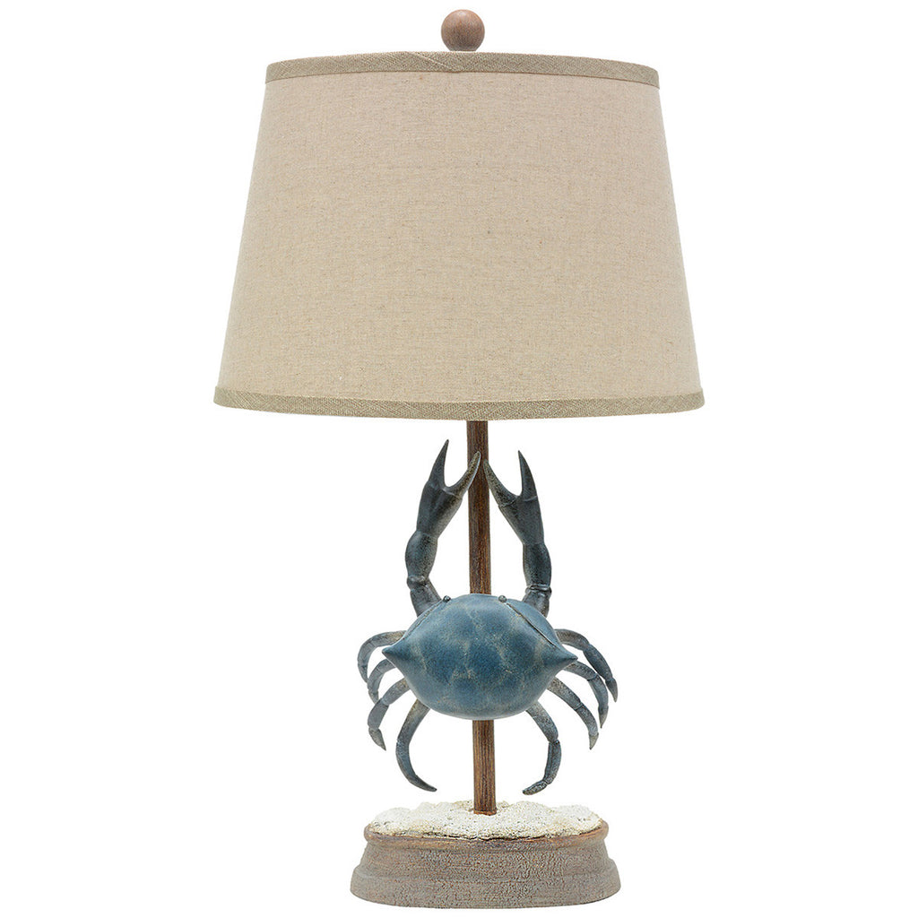 Blue Crab Table Lamp - OUT OF STOCK