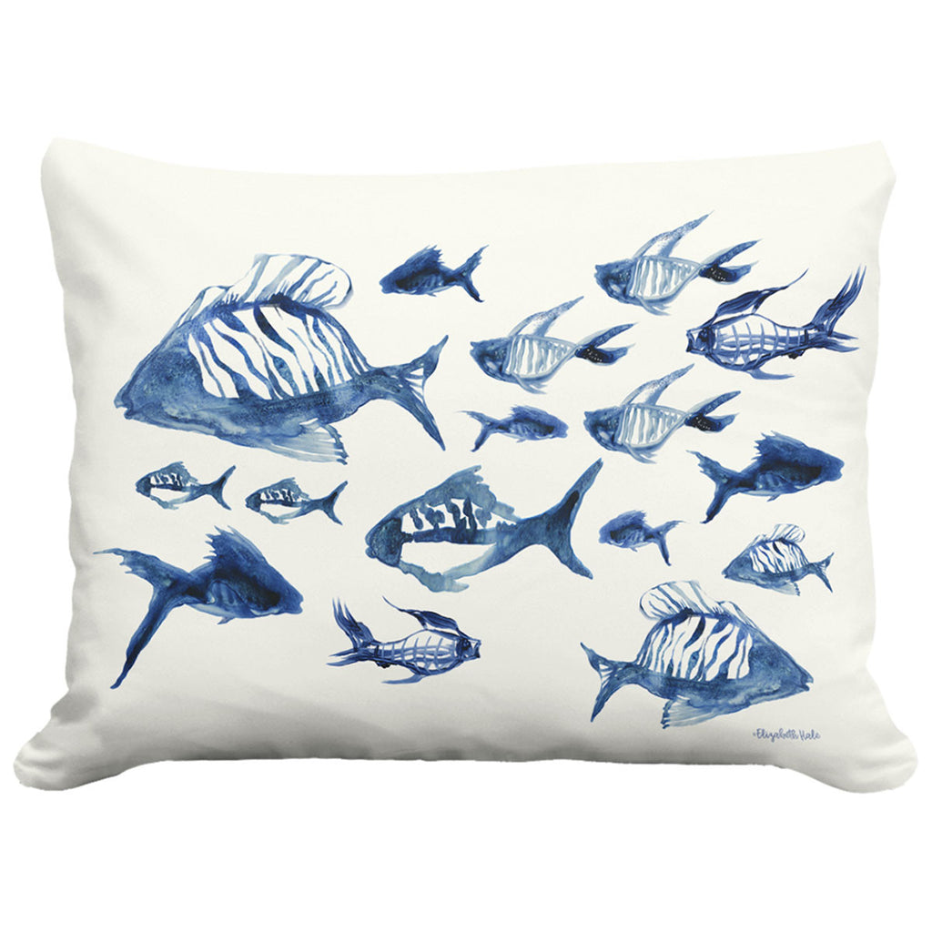 Tropical School Indoor/Outdoor Pillow