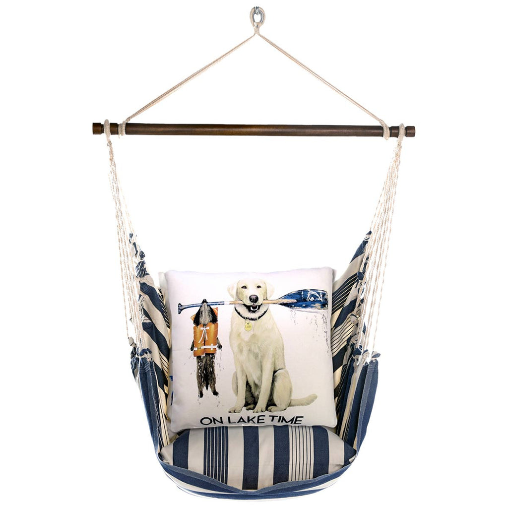 Harbor Striped Swing Chair